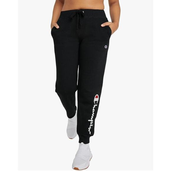 Champion Women's Medium Joggers Powerblend Sweatpants Lounge Travel Commute WFH - Picture 1 of 8